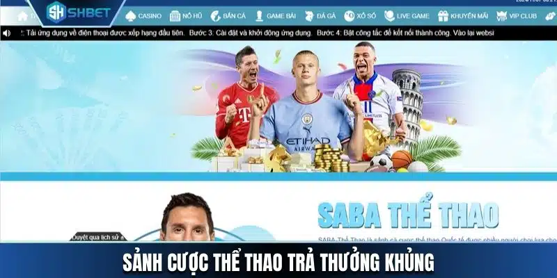 Sảnh cược thể thao trả thưởng khủng